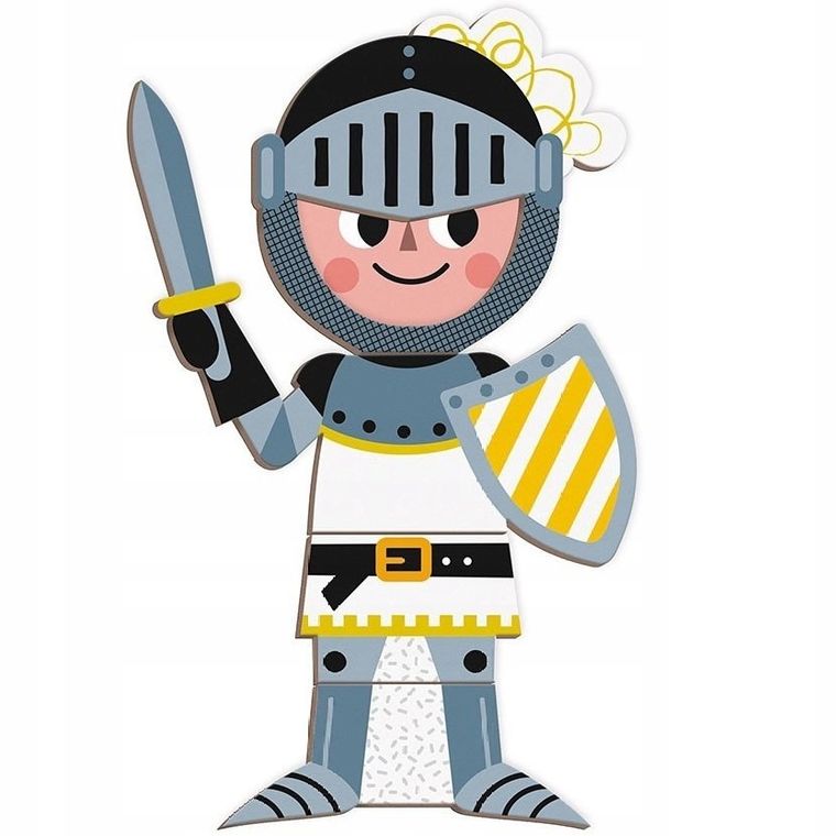 Janod, Magneti’book, Kostiumy, Chłopiec, magnetyczna układanka