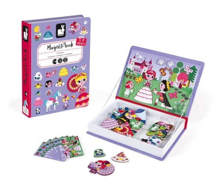 Janod, Magneti’book, Księżniczki, magnetyczna układanka