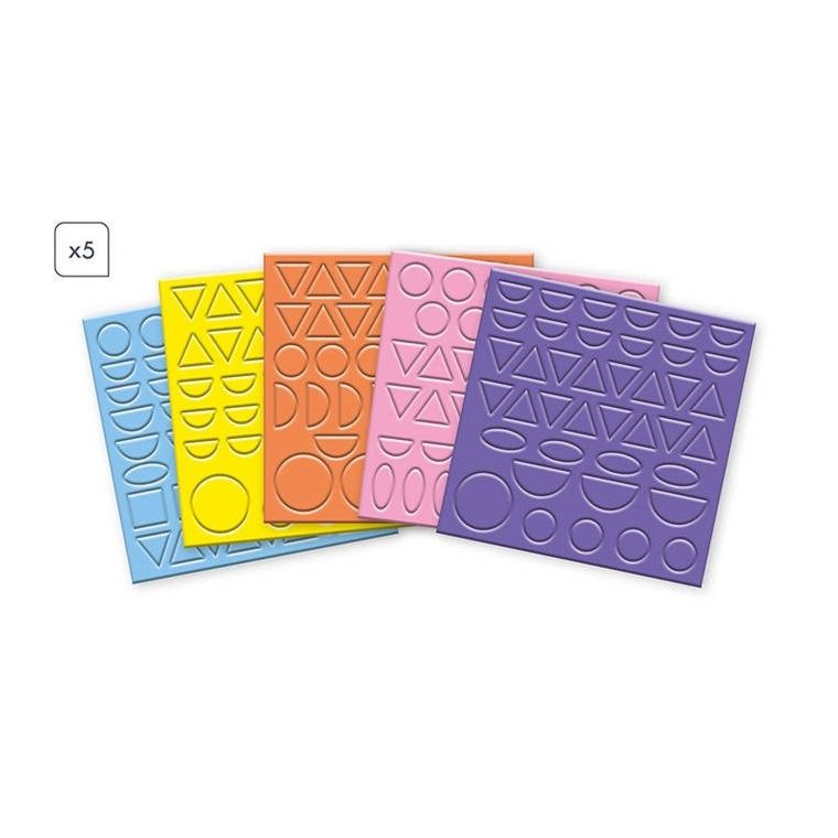 Janod, Naklejki geometryczne, zestaw kreatywny
