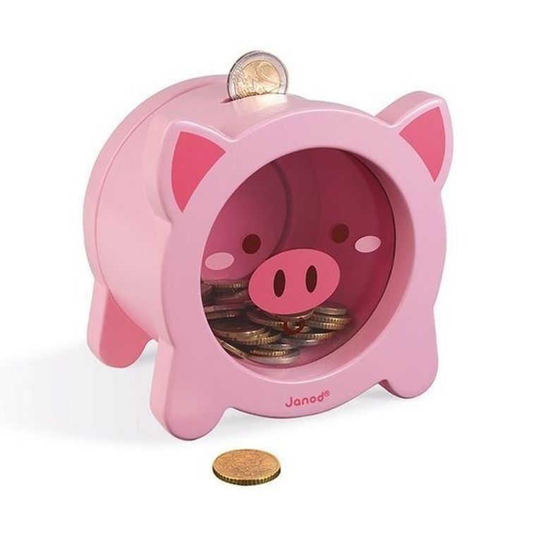 Janod, Świnka, drewniana skarbonka