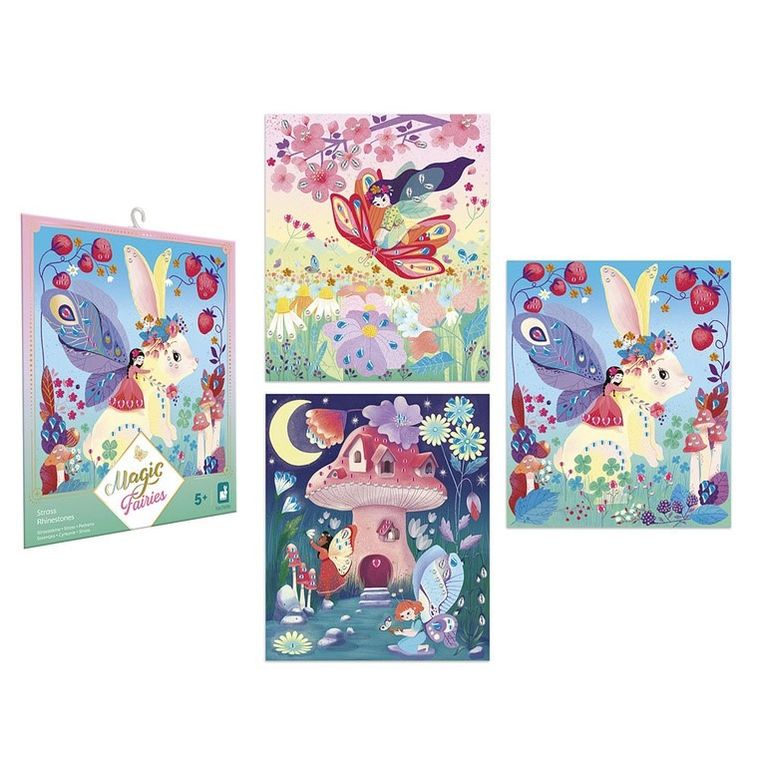 Janod, Wróżki Magic Fairies, Czarodziejskie cyrkonie, zestaw artystyczny