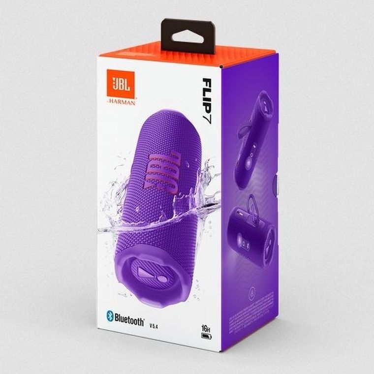JBL, FLIP 7, głośnik przenośny, fiolet