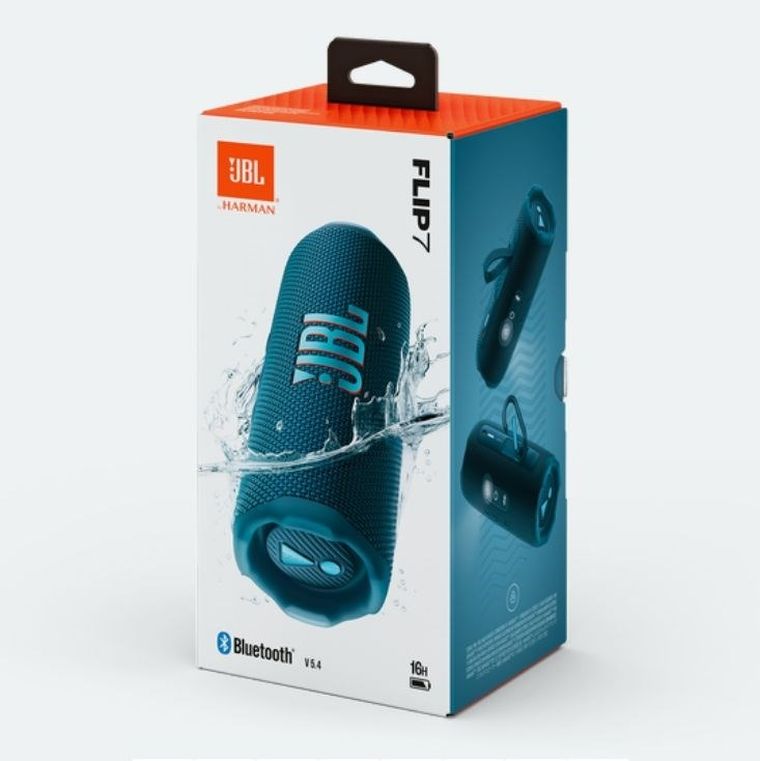 JBL, FLIP 7, głośnik przenośny, niebieski