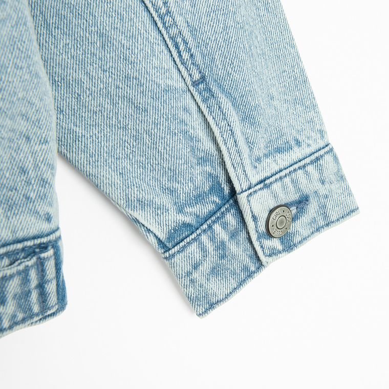 Jeansowa kurtka z haftem Cool Club