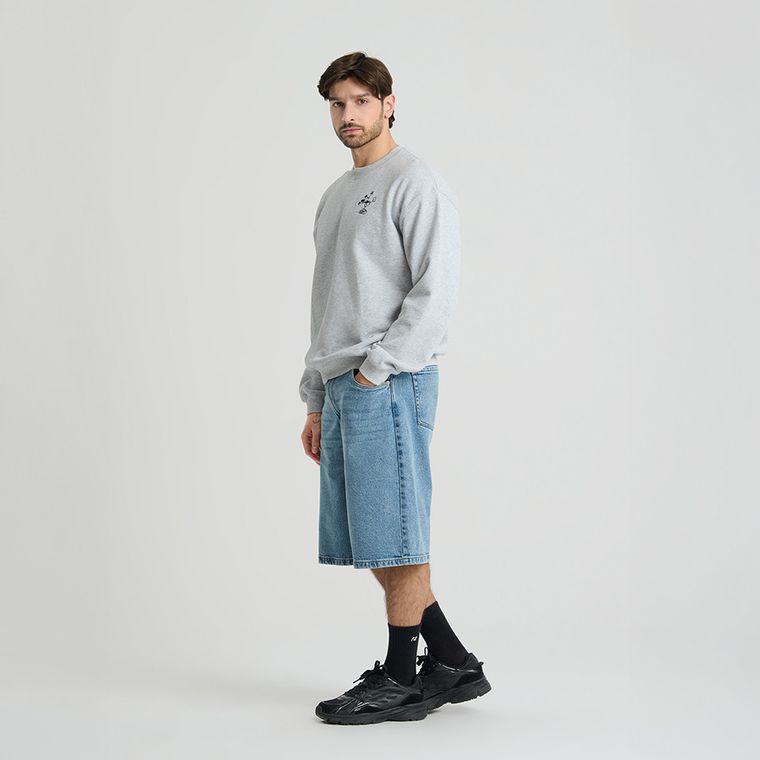 Jeansowe bermudy unisex z regulacją NOWEAR