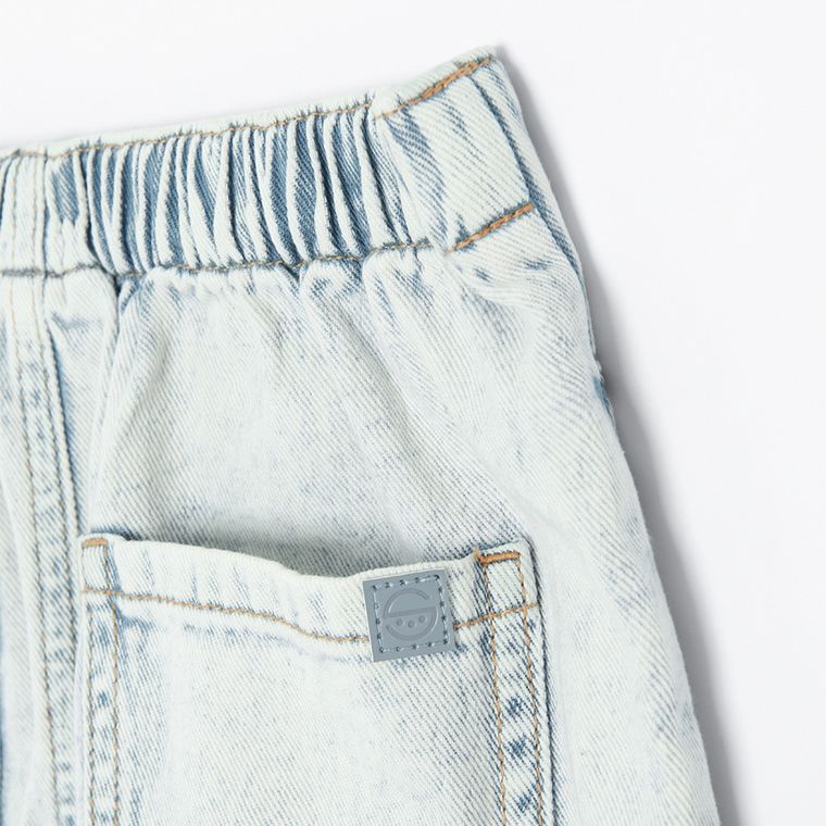 Jeansowe spódnico-spodenki z plisami Cool Club