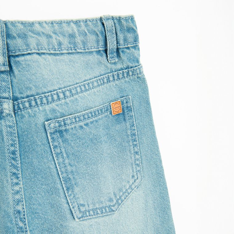 Jeansowe spodnie wide leg Cool Club