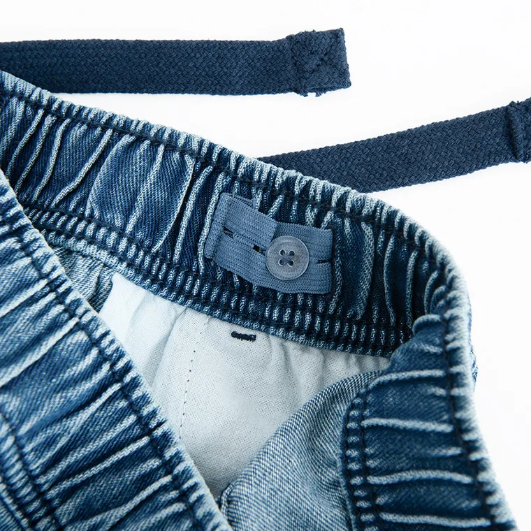 Jeansowe szorty relaxed z regulacją Cool Club