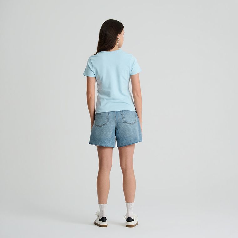 Jeansowe szorty z regulacją slim NOWEAR