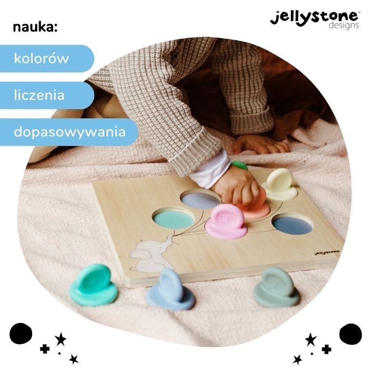 Jellystone Designs, balonowy sorter, pastelowy