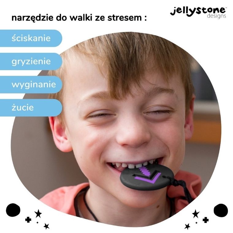 Jellystone Designs, Strzałka, wisiorek antystresowy, szary