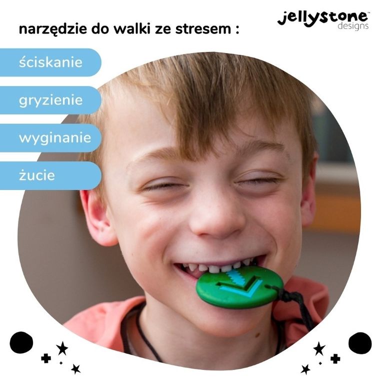 Jellystone Designs, Strzałka, wisiorek antystresowy, zielony