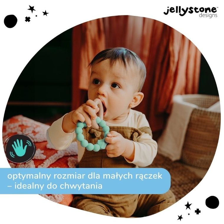 Jellystone, gryzak księżycowy, miętowy