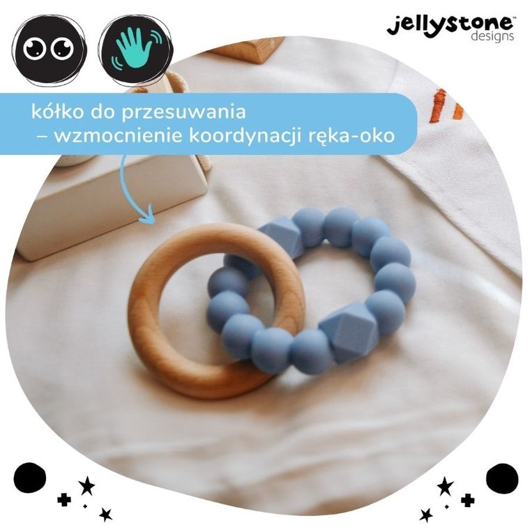 Jellystone, księżycowy gryzak, niebieski