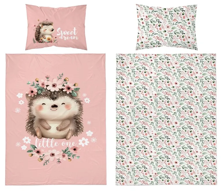 Jeż, 2-częściowy komplet pościeli dziecięcej, 100-135 cm