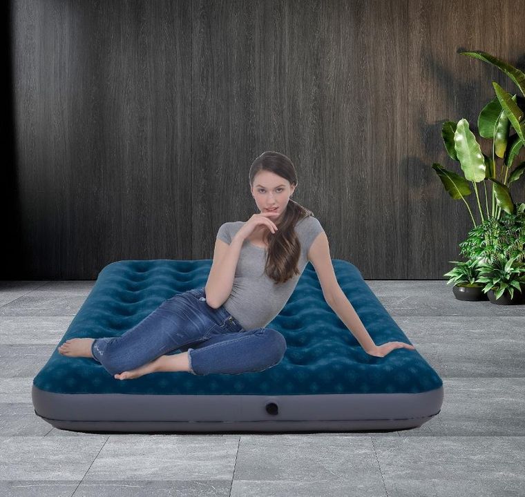 Jilong, materac flokowany z nadrukiem 3D, 1-osobowy, 191-99-22 cm