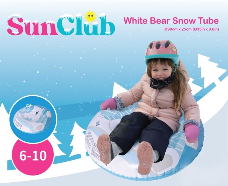 Jilong, ślizg sanki dmuchane Polar Bear Tube, 90-25 cm