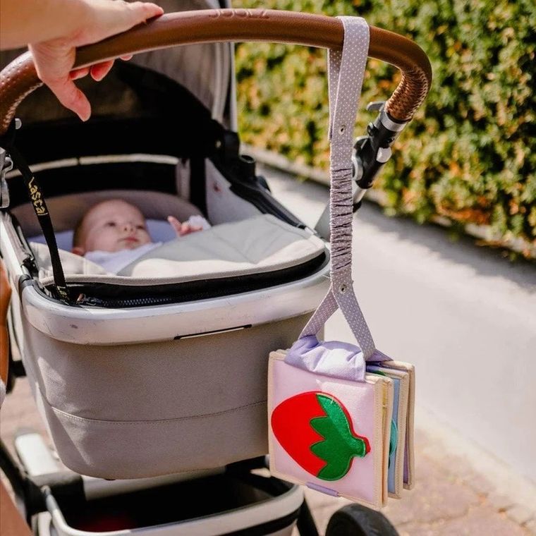 Jolly Designs, elastyczny pasek do książek, niebieski