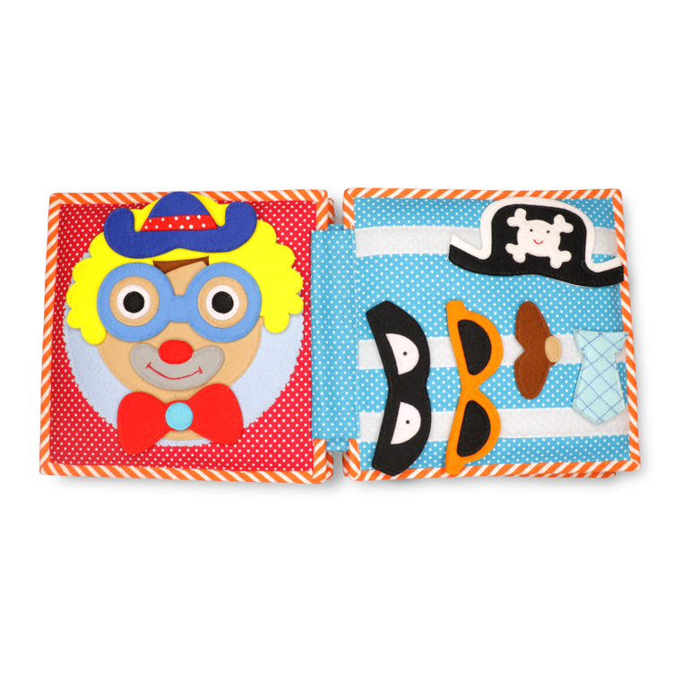 Jolly Designs. Karnawał. Książeczka sensoryczno-manipulacyjna