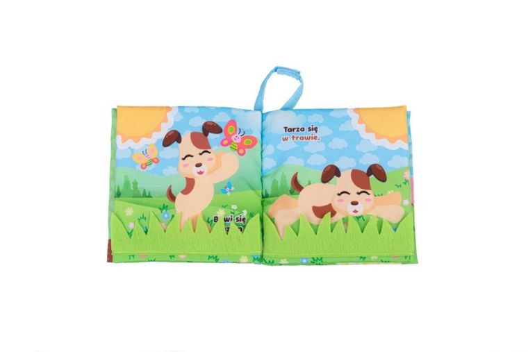 JollyBaby, Dzień szczeniaczka, książeczka sensoryczna