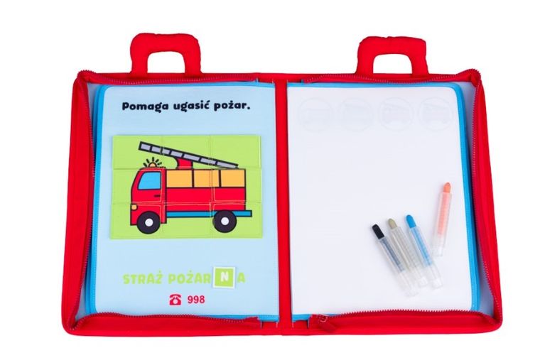 JollyBaby, Moja Pierwsza Książka, Mały Malarz, książeczka do kolorowania