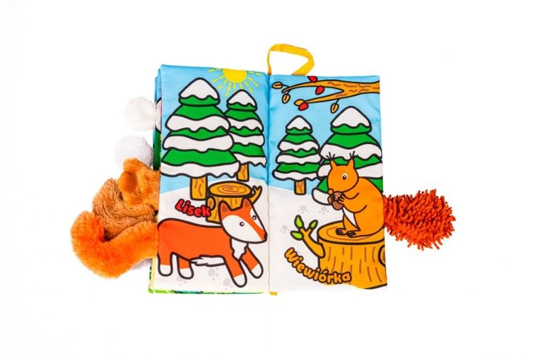 JollyBaby, Puchate zwierzaki, miękka książeczka