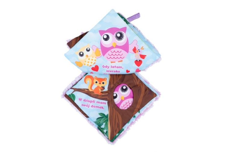 JollyBaby, Sówka, książeczka sensoryczna