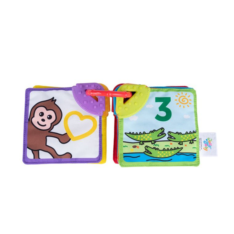 JollyBaby, Zwierzęta, książeczka z gryzakiem