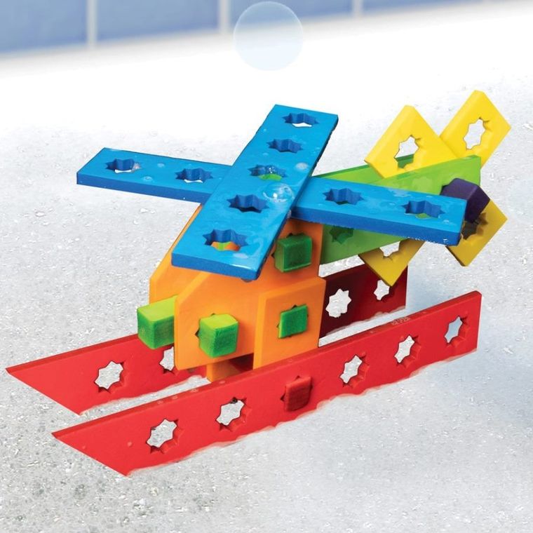 Just Think Toys, klocki konstrukcyjne, zabawka do kąpieli