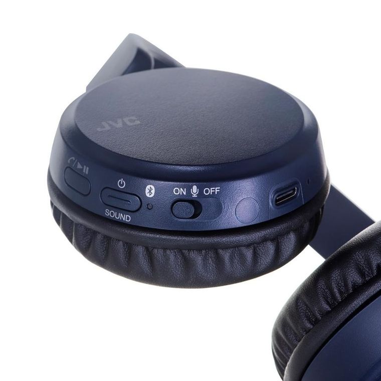 JVC, HAS-36WAU, słuchawki bluetooth, blue