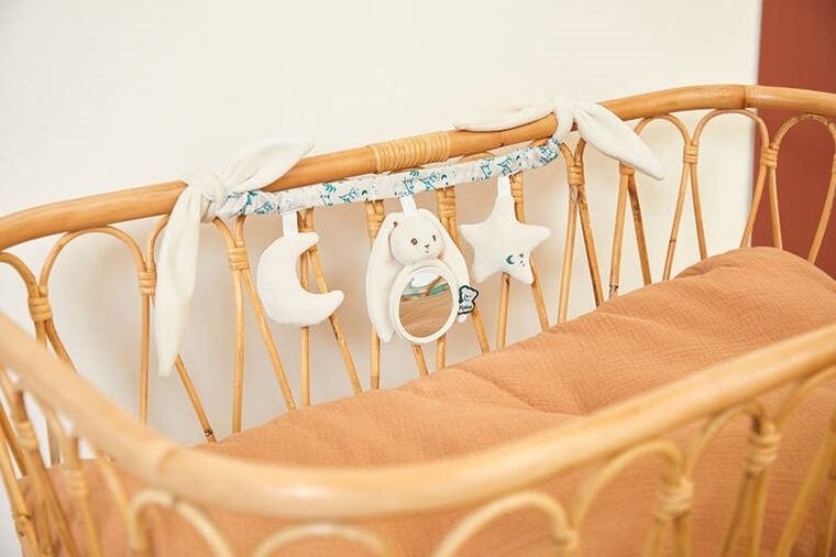 Kaloo, Lapinoo, Królik, łańcuch do wózka wielofunkcyjny, kremowy