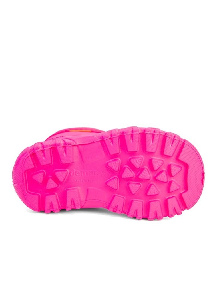 Kalosze dziewczęce, ocieplane, różowe, Demar