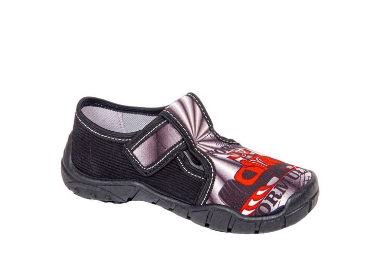 Kapcie chłopięce, czarne, Bruno, Vi-GGa-Mi