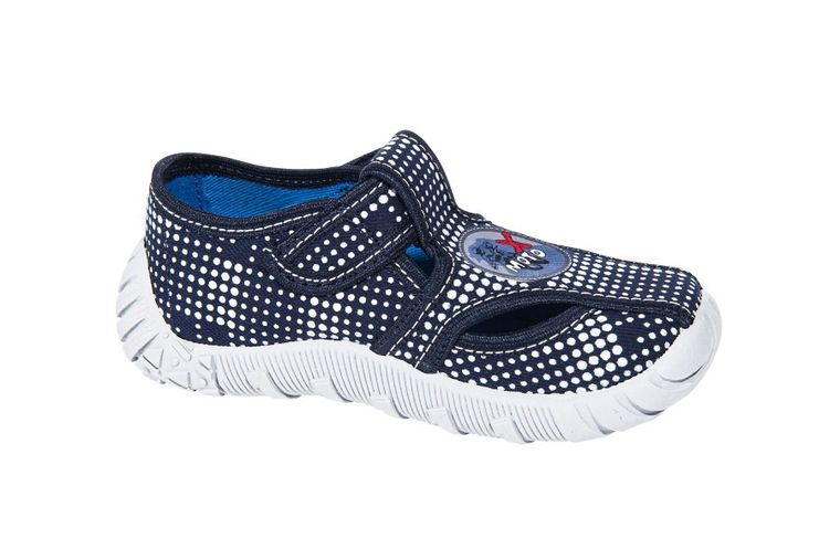 Kapcie chłopięce, granatowe, Tubiś, Vi-GGa-Mi