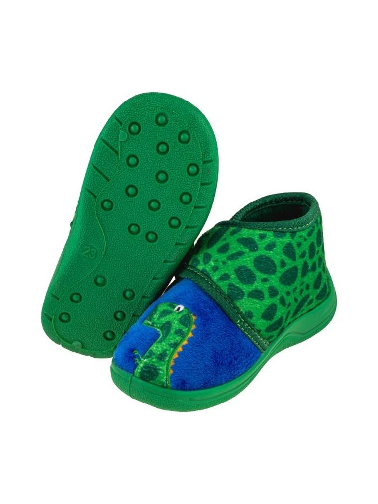 Kapcie chłopięce, zielone, BBS Shoes