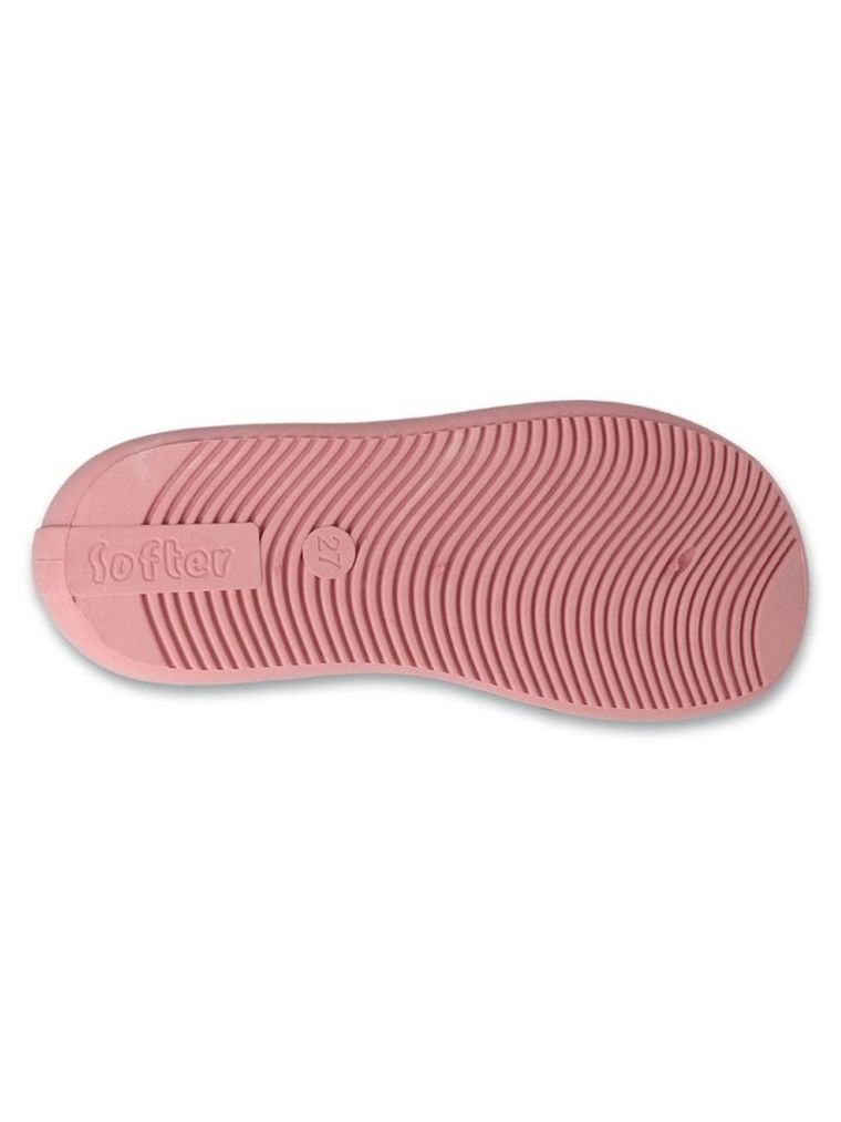 Kapcie dziewczęce, granatowe, skórzana wkładka, Befado