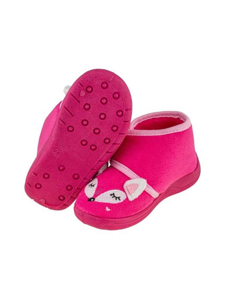 Kapcie dziewczęce, różowe, BBS Shoes