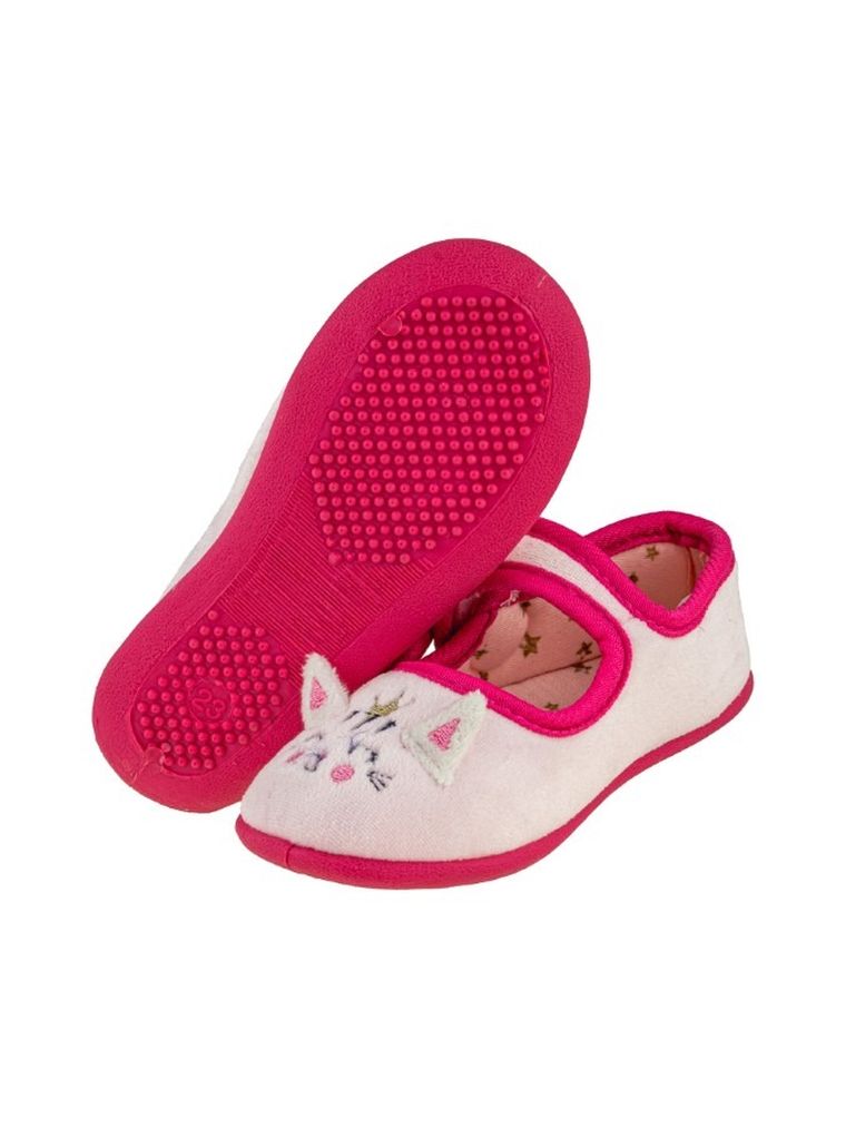 Kapcie dziewczęce, różowe, BBS Shoes