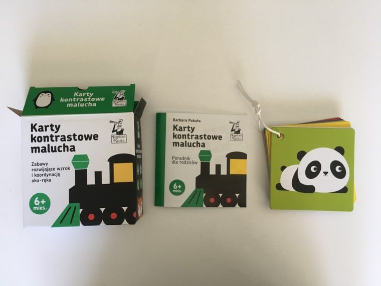 Kapitan Nauka. Karty kontrastowe malucha 6m+