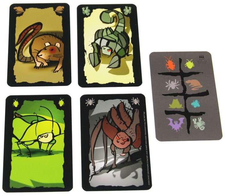 Karaluszek kłamczuszek, gra karciana