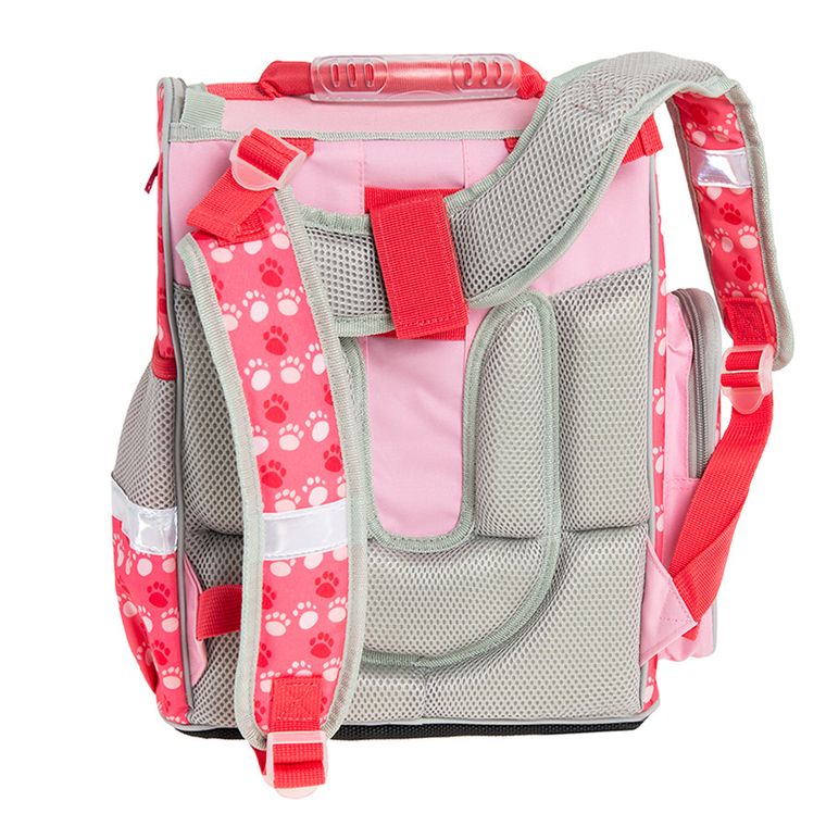 Kayokki, Buldog, tornister szkolny, plecak szkolny, różowy