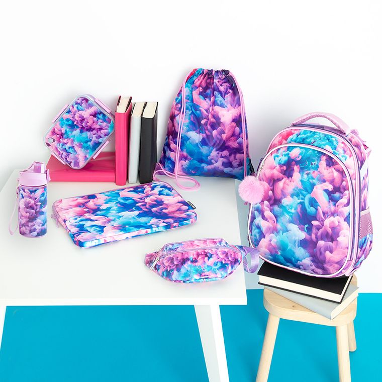 Kayokki, etui na laptopa, Chmury niebiesko-różowe