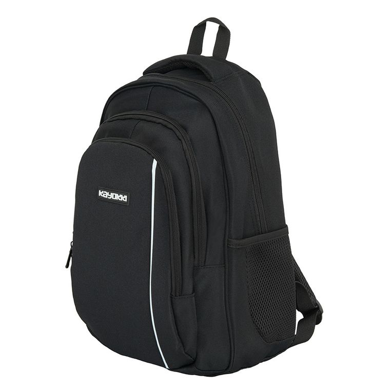Kayokki, plecak szkolny, 2-komorowy, Basic, czarny