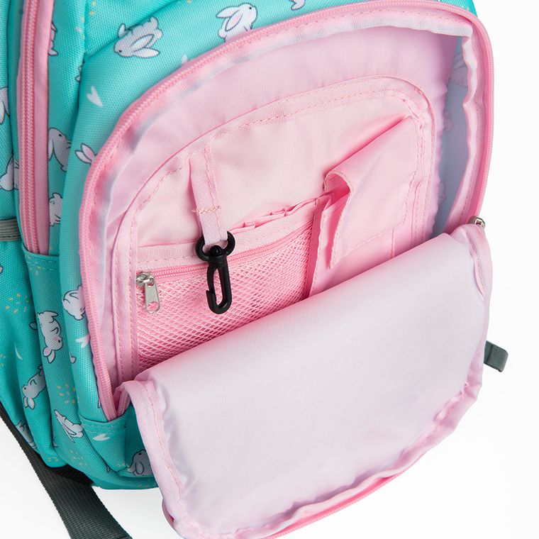 Kayokki, plecak szkolny, 2-komorowy, Króliczki