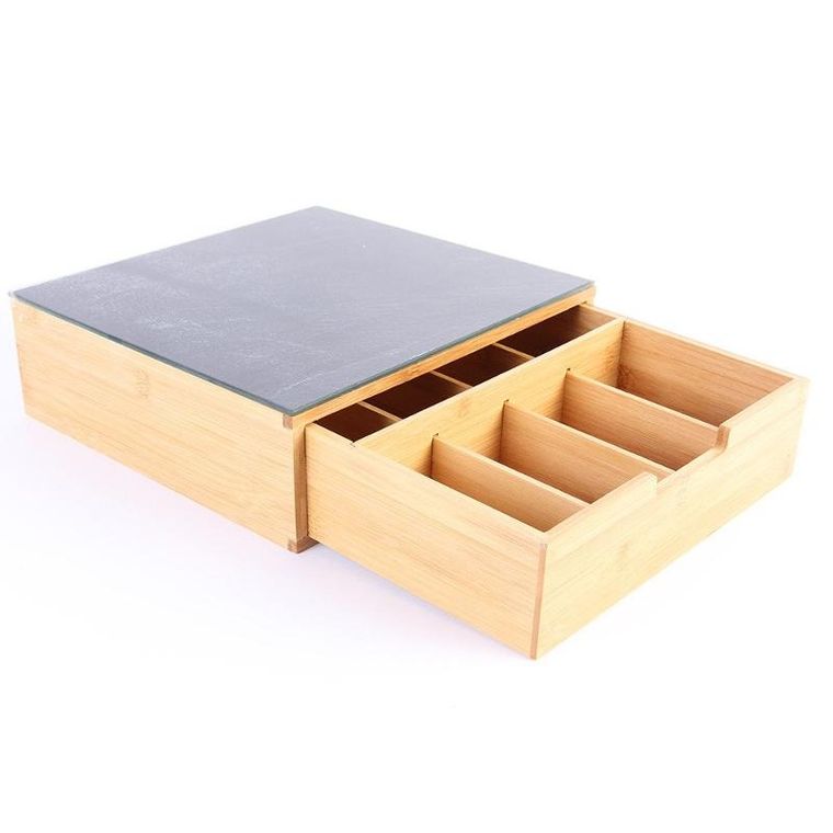 Kesper, schowek na kapsułki do kawy z deską do krojenia, 2w1