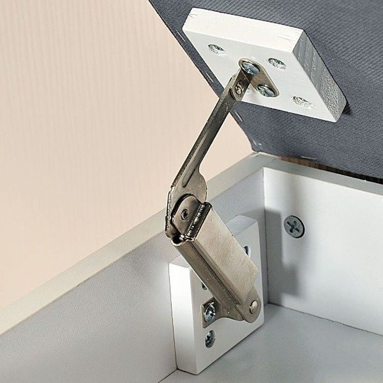 Kesper, szafka na buty z siedziskiem, biała