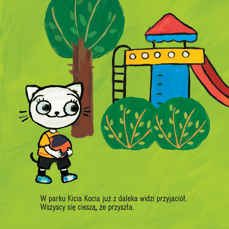 Kicia Kocia gra w piłkę