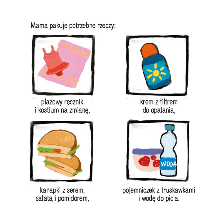 Kicia Kocia na plaży