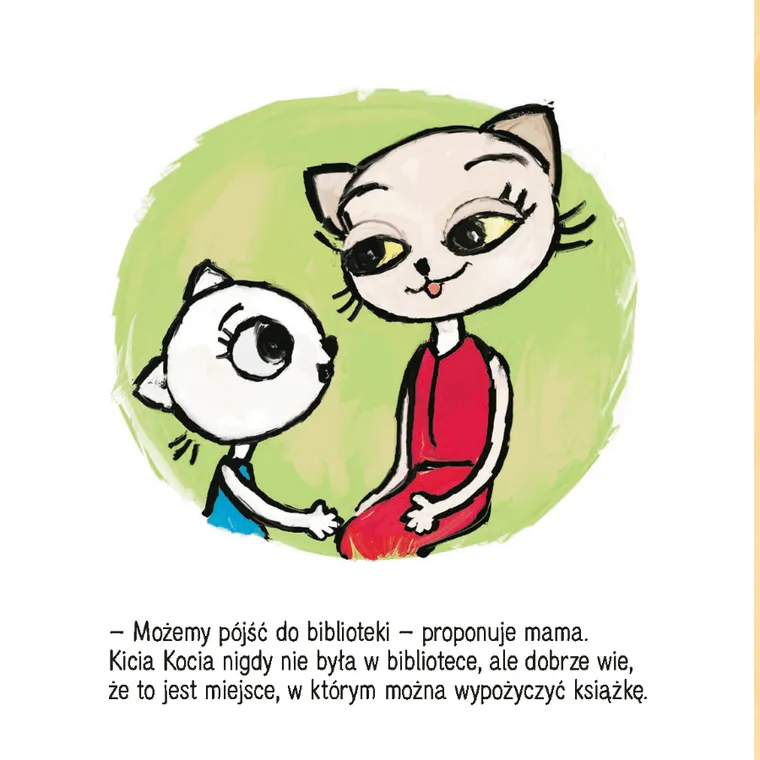 Kicia Kocia w bibliotece