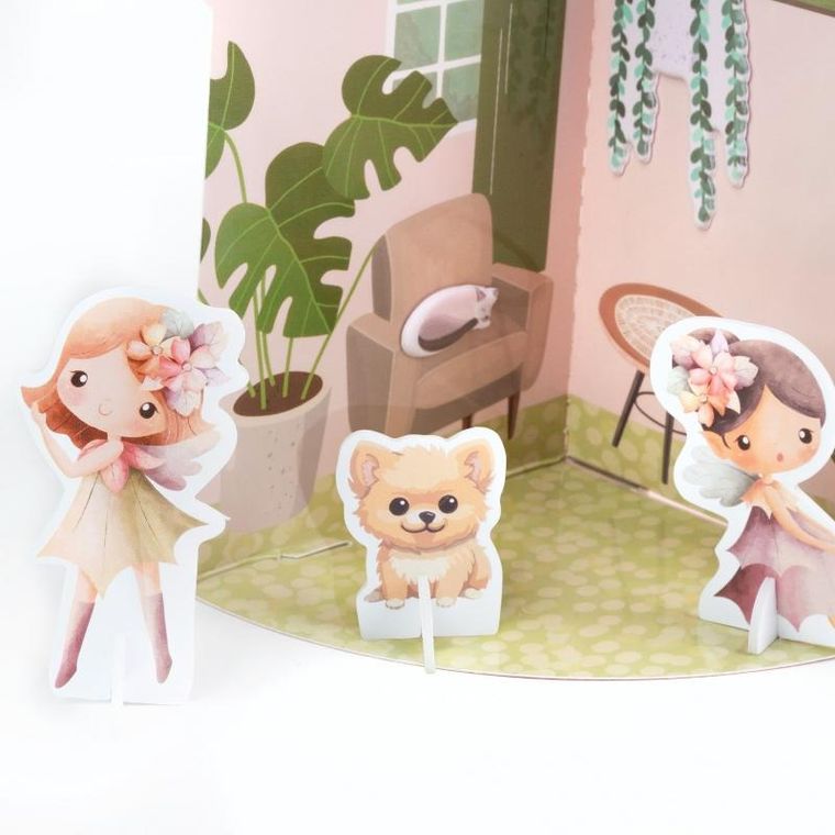 Kidea, domek księżniczek 3D, zestaw kreatywny